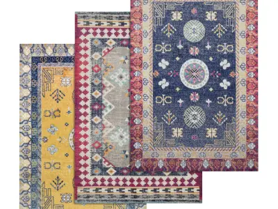 Rug Set 1241 3D model