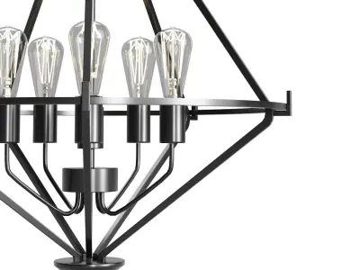 Exuberant Chandelier 3D model