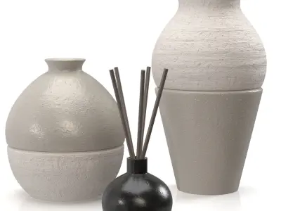 Coffee Table Decor 11 PBR 3D model