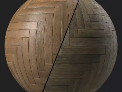 Parquet Materials 28- Parquet By Old Wood Damaged  Texture