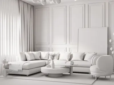 interior 072 3D model