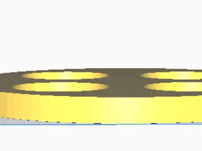 QUAD MAGNET HOLDER 3D print model