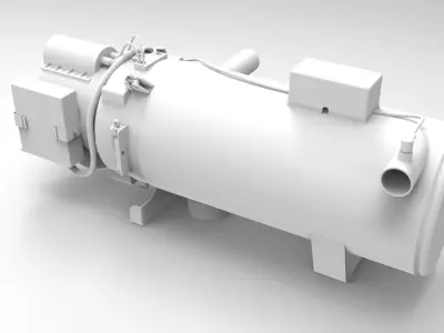Webasto DBW 300 heater 3D model
