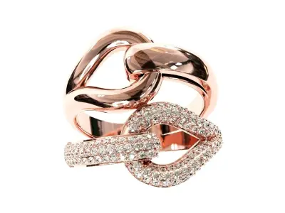 Fancy ring 3D print model order