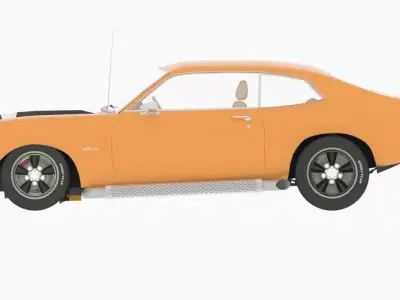 Ford Maverick GT 1973 3D model
