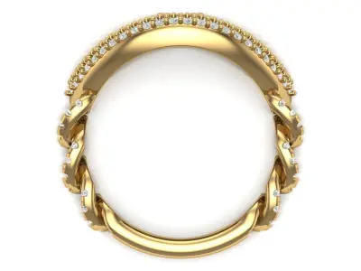 cuban ring 3D print model