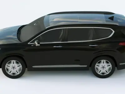 Hyundai Santafe 2021 3D model