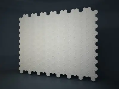 01 PUZZLE PATTERN WALL 3D model