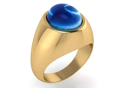 Oval Ring 1441 Free 3D print model