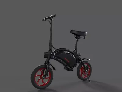 Jetson Bolt Electric Bike Low-poly 3D model