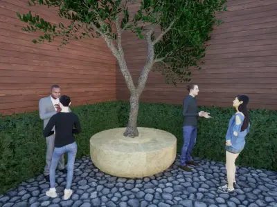 Large Bench Planter Free 3D print model