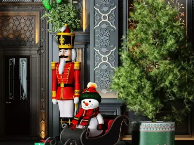 New Year Portal entrance 917 3D model