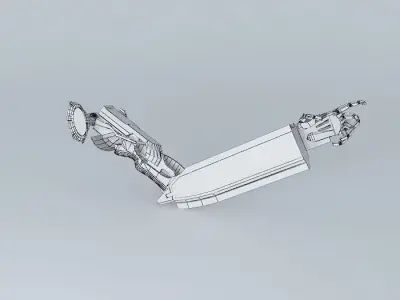 Robot arm Free 3D model
