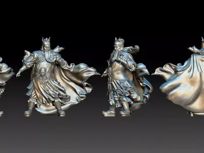 Guan Yu  3D print model