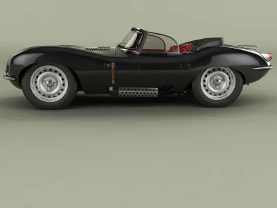 Jaguar XKSS 3D model
