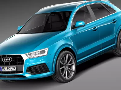 Audi Q3 2015 3D model