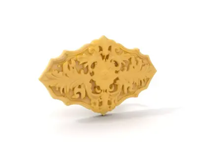 Elegant Ivory Ornament model pack Low-poly 3D model