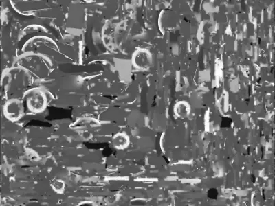 Stealth Cybercycle 3D Model Violet Neon Superbike Low-poly 3D model