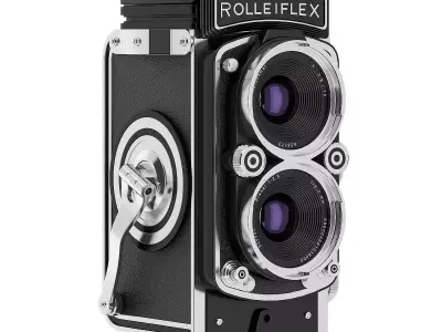 Antique Photo Camera 3D model