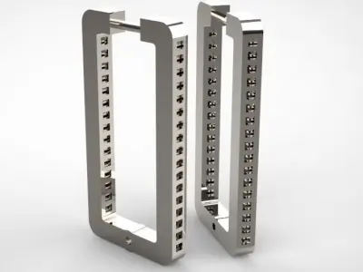 Victoria-diamond-earring 3D print model