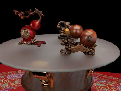 chinese  gourd  3D model