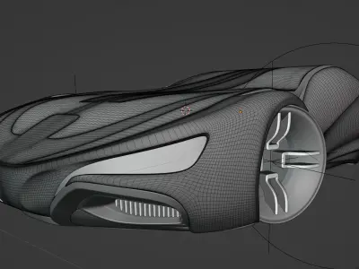 cosmo hypercar 3D model