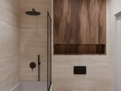 bathroom Low-poly 3D model