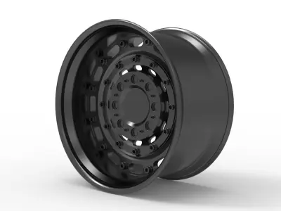 Black Rhino Arsenal Wheel  3D print model