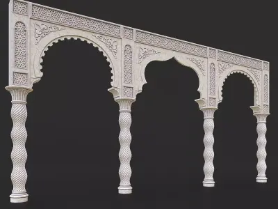 Morocand decor element 3D model purchase