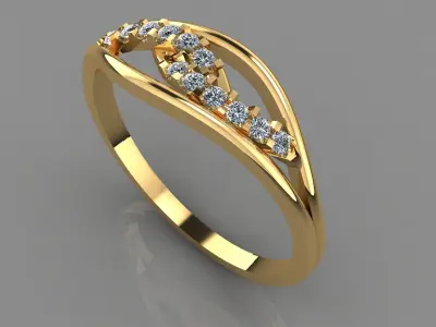 Women Fashion Ring  3D print model