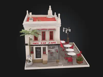 Cafe Corner  3D model