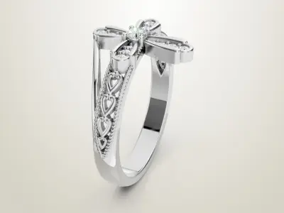 cross ring  3D print model