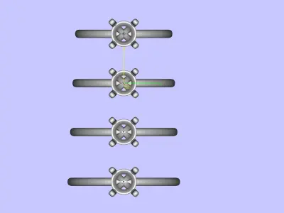 Round Diamond Engagement Ring 5mm 3D print model