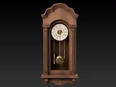 Old Clock 3D model