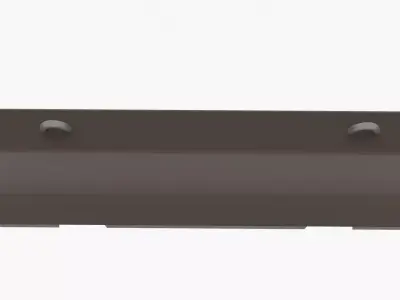 Concrete Barrier Low-poly 3D model