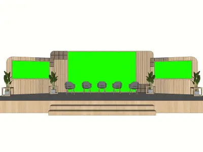 Stage Design for Modern Corporate Events 3D model