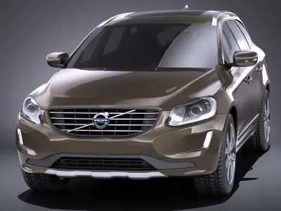 Volvo XC60 2014 VRAY 3D model