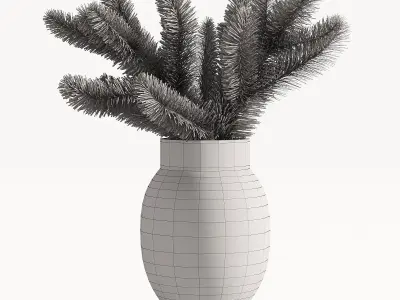 Decorative bouquet set 14 3D model