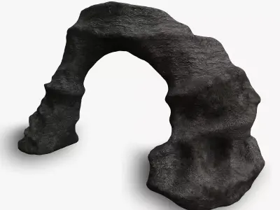 Small Stone Arch Free low-poly 3D model