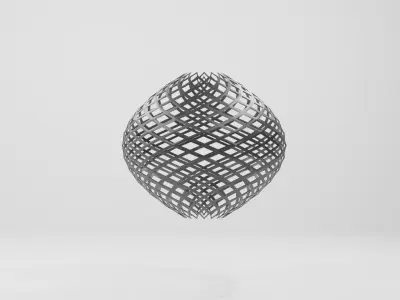 Abstract Wire Sculpture V2 3D model