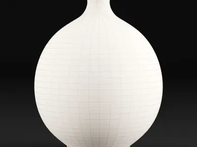 Decorative ceramic vases set 3D model purchase
