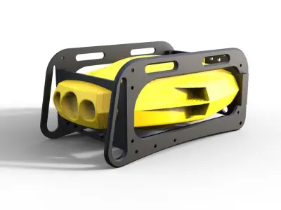 Frame for Chasing Dory Underwater Drone 3D print model