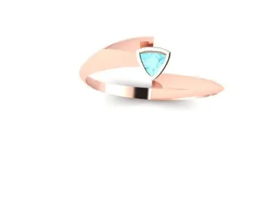 soliter ring 3D print model 3D print model