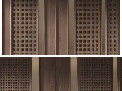 Decorative V50 Wall Panels 3D model