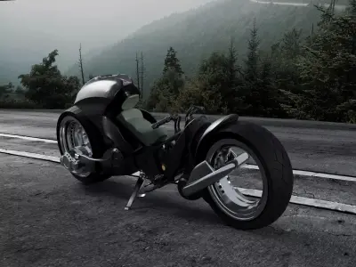 motorcycle 3D model