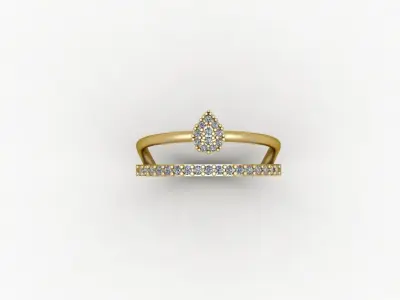 Gold Ring Print 3d Ring stl 3D print model