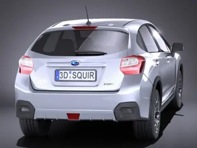Subaru Impreza XV Crosstrek 2015 VRAY 3D model