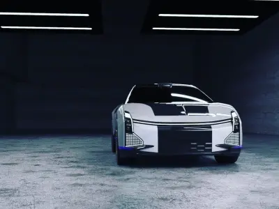 Hiphy Z Concept car electric vehicle 3D model
