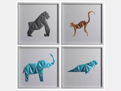 Paper ArtWork 25 3D model