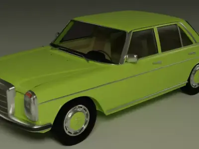Mercedes Benz 230 from 1974 3D model
